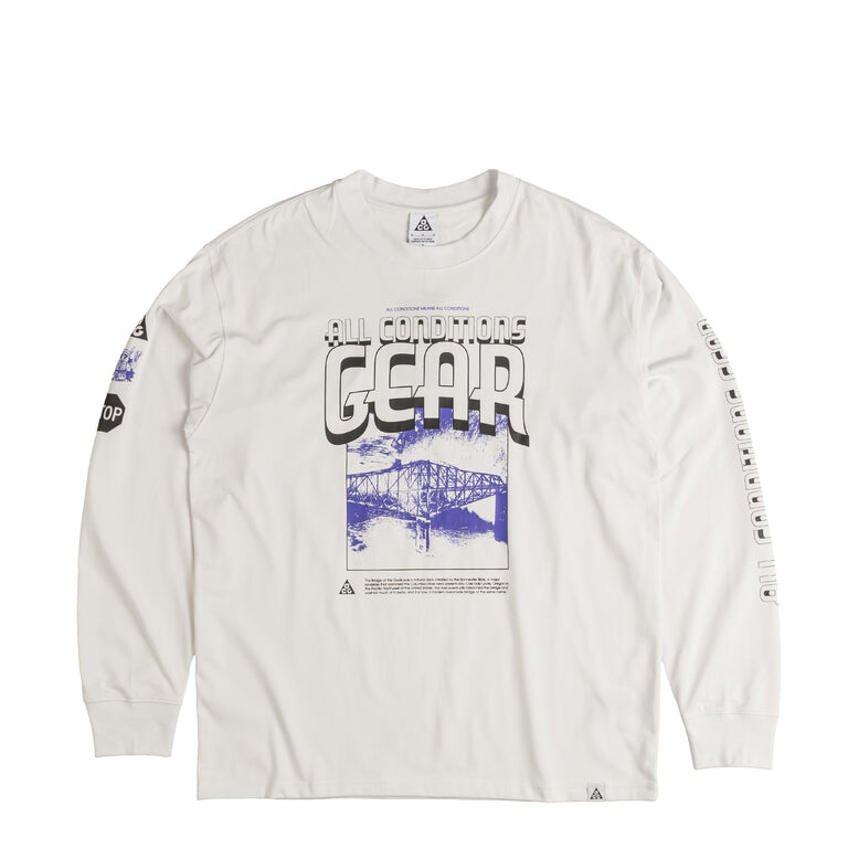 

Футболка Acg Dri-Fit-Longsleeve *Bridge Of The Gods* Nike, белый