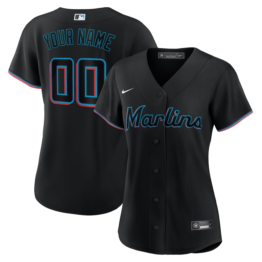 

Джерси Nike Miami Marlins, черный