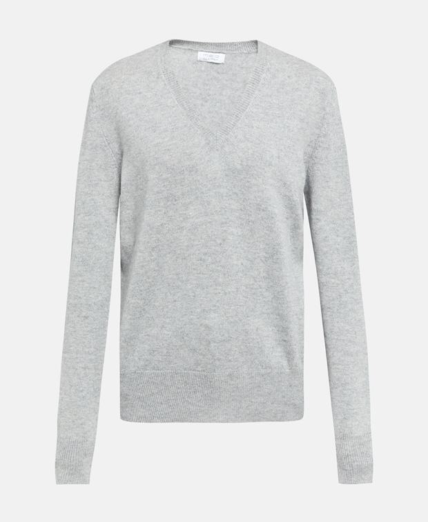 Кашемировый пуловер , серый Malo