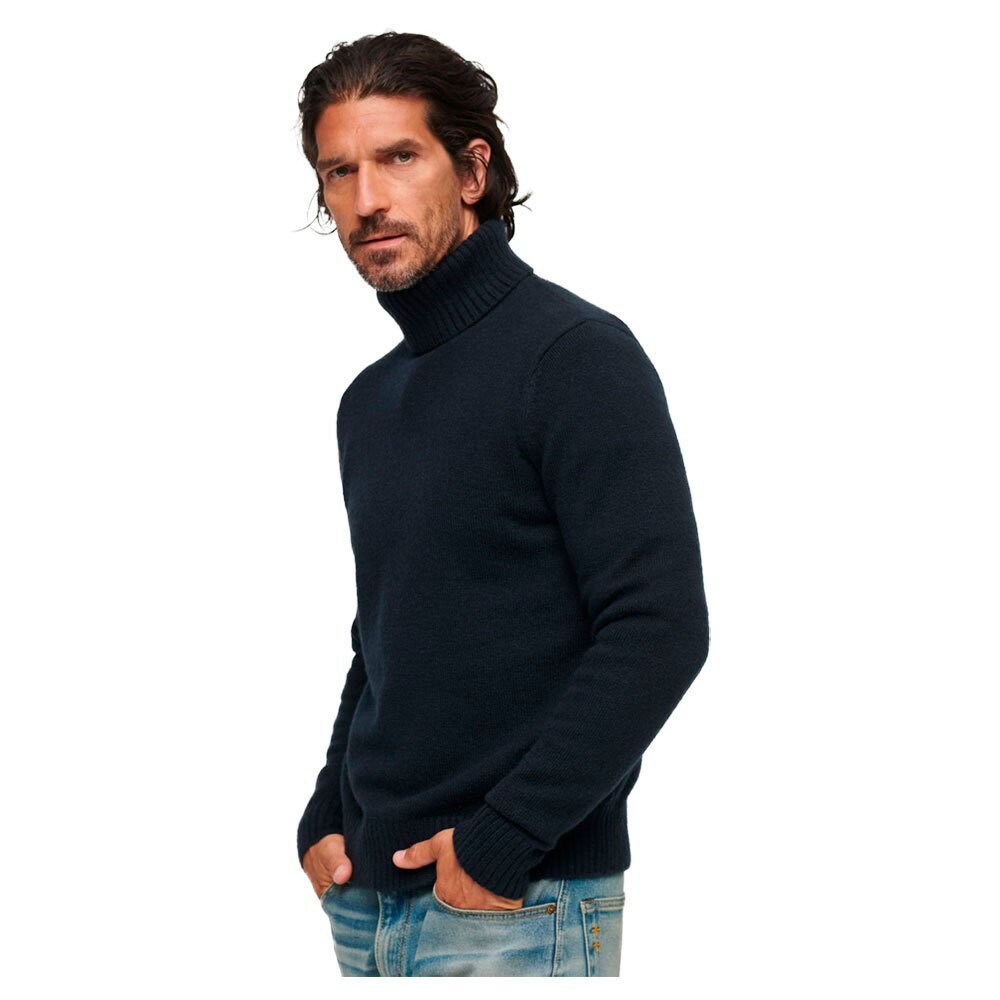 

Свитер Superdry Brushed Roll Neck, синий