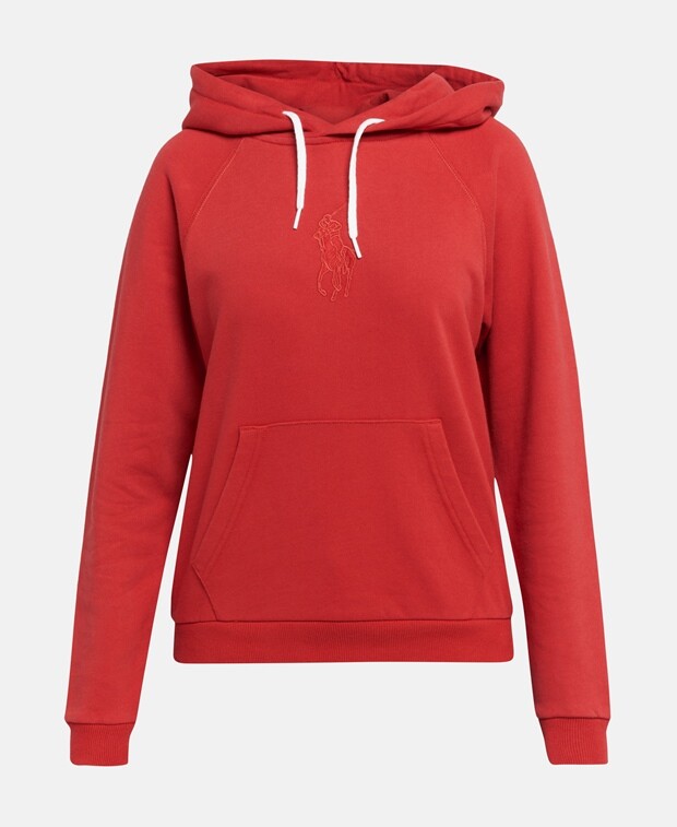 

Толстовка с капюшоном Polo Ralph Lauren, кирпично красный