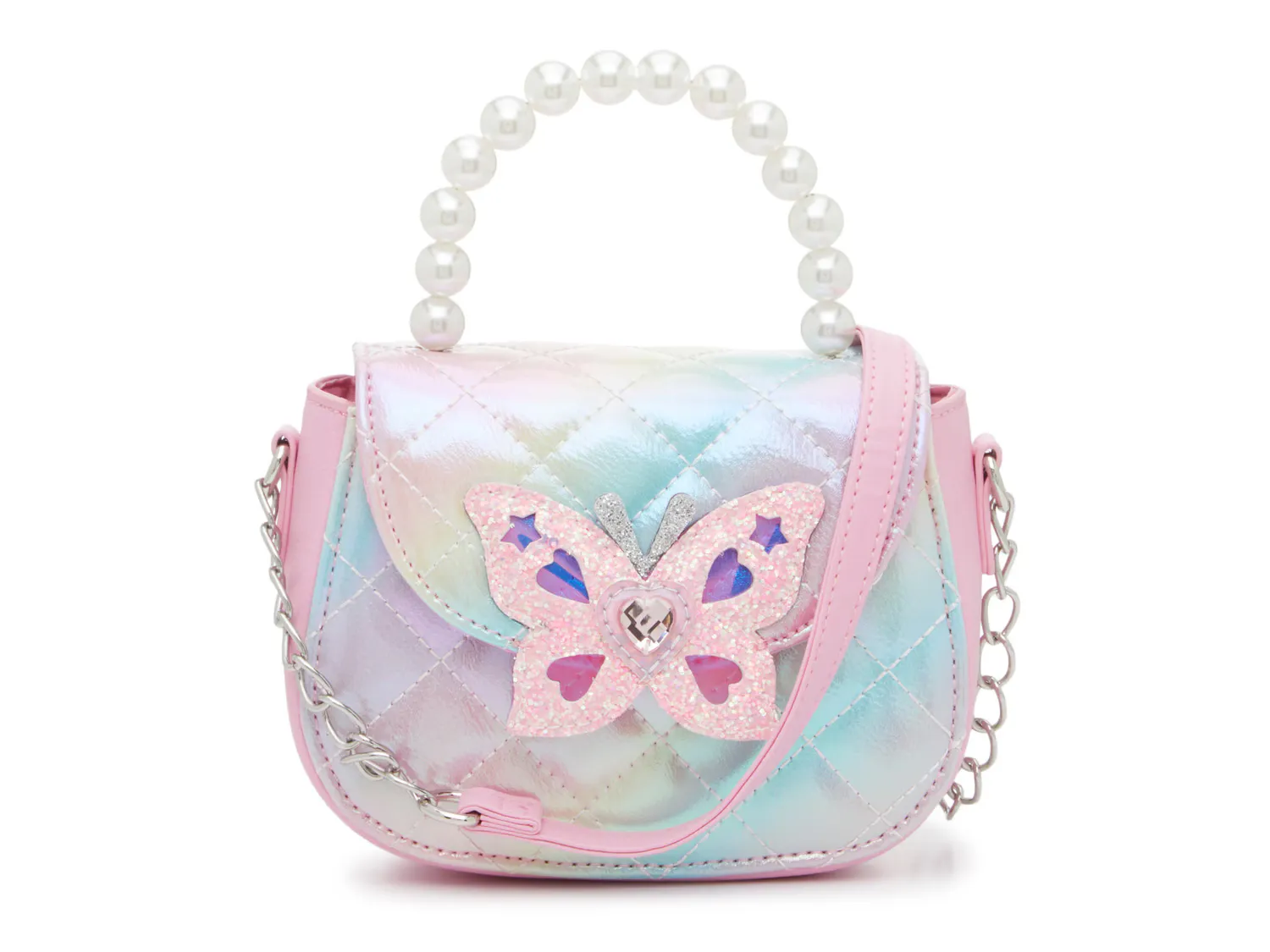 

Сумка кросс-боди Butterfly Quilted Crossbody Omg Accessories, розовый/мультиколор
