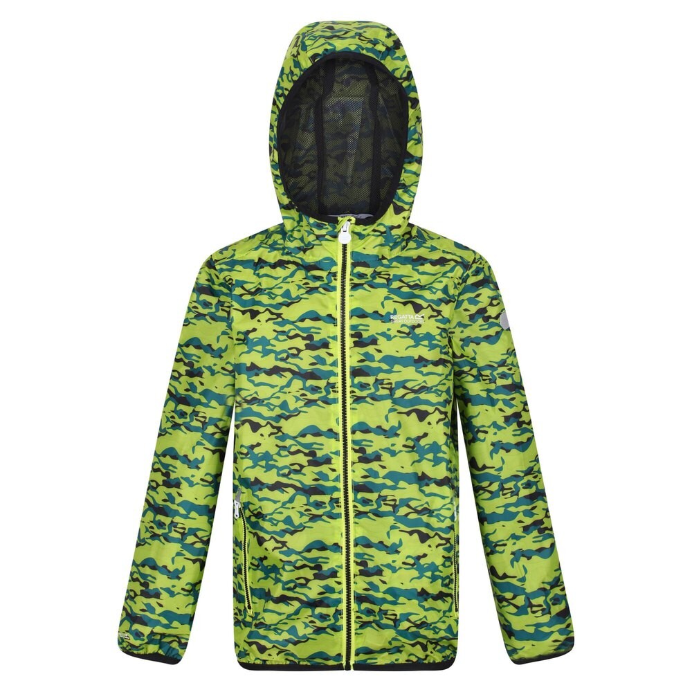 

Куртка Regatta Lever Camo Packaway Waterproof, зеленый
