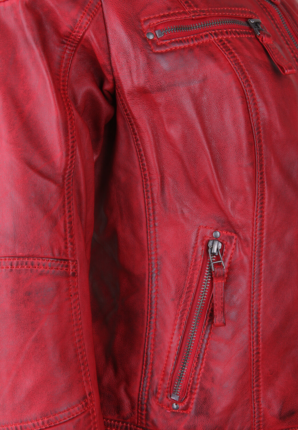 

Кожаная куртка 7eleven Bikerjacke BASTIA, красный