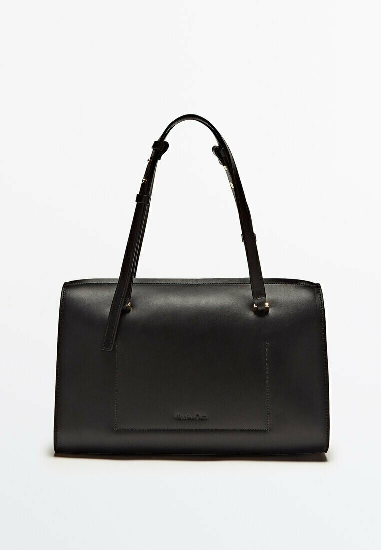 

Сумочка Plain Bowling Massimo Dutti, черный