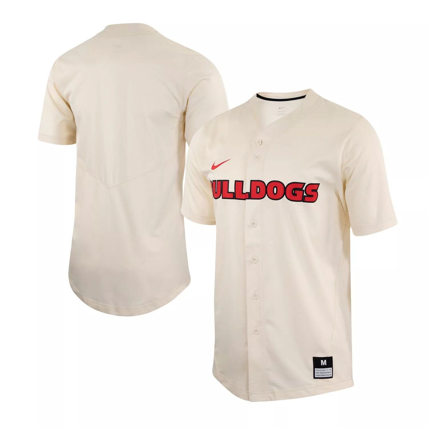 

Мужская натуральная бейсбольная майка Georgia Bulldogs реплика Nike