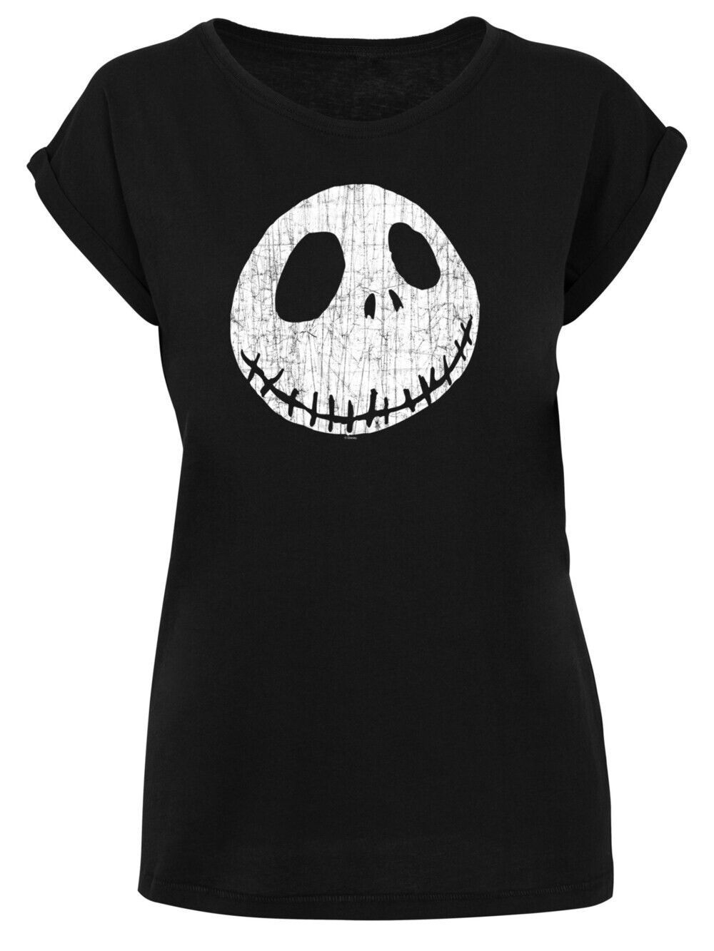 

Рубашка F4Nt4Stic Disney The Nightmare Before Christmas Jack Cracked Face, черный