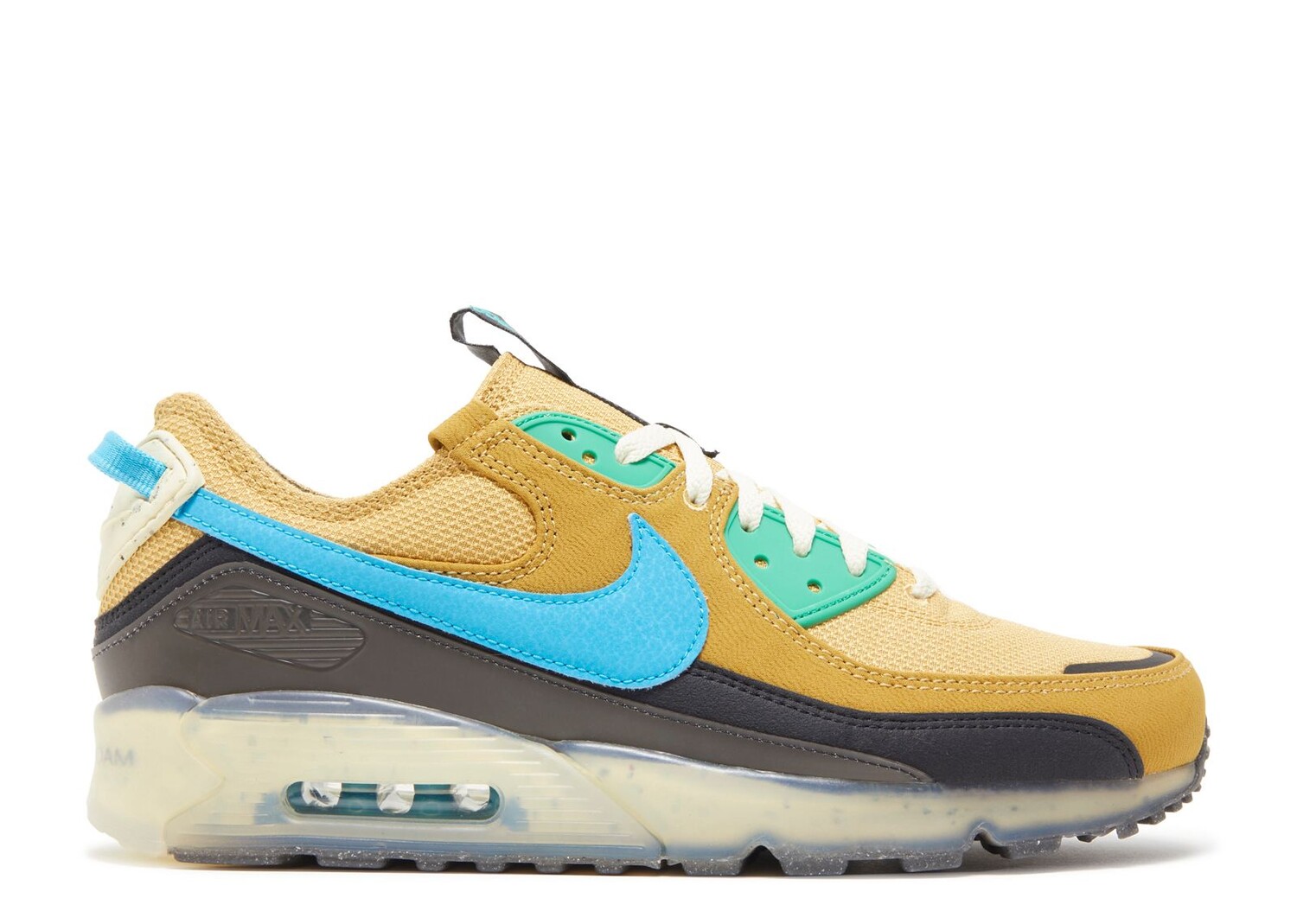 

Кроссовки Nike Air Max Terrascape 90 'Wheat Gold Blue Lightning', коричневый