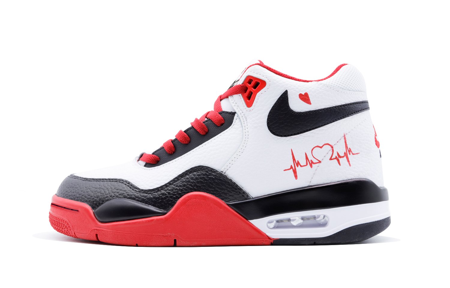 

Винтажные баскетбольные кроссовки Nike Flight Legacy унисекс, Red and White