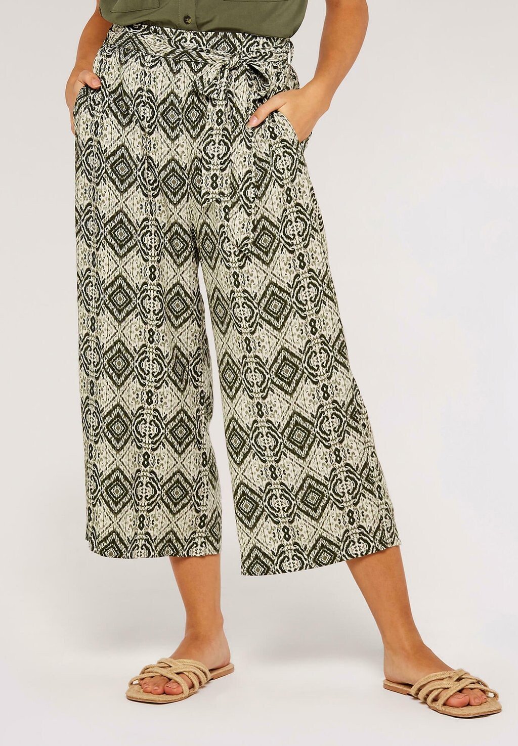 

Брюки из ткани IKAT TILE Apricot, цвет khaki