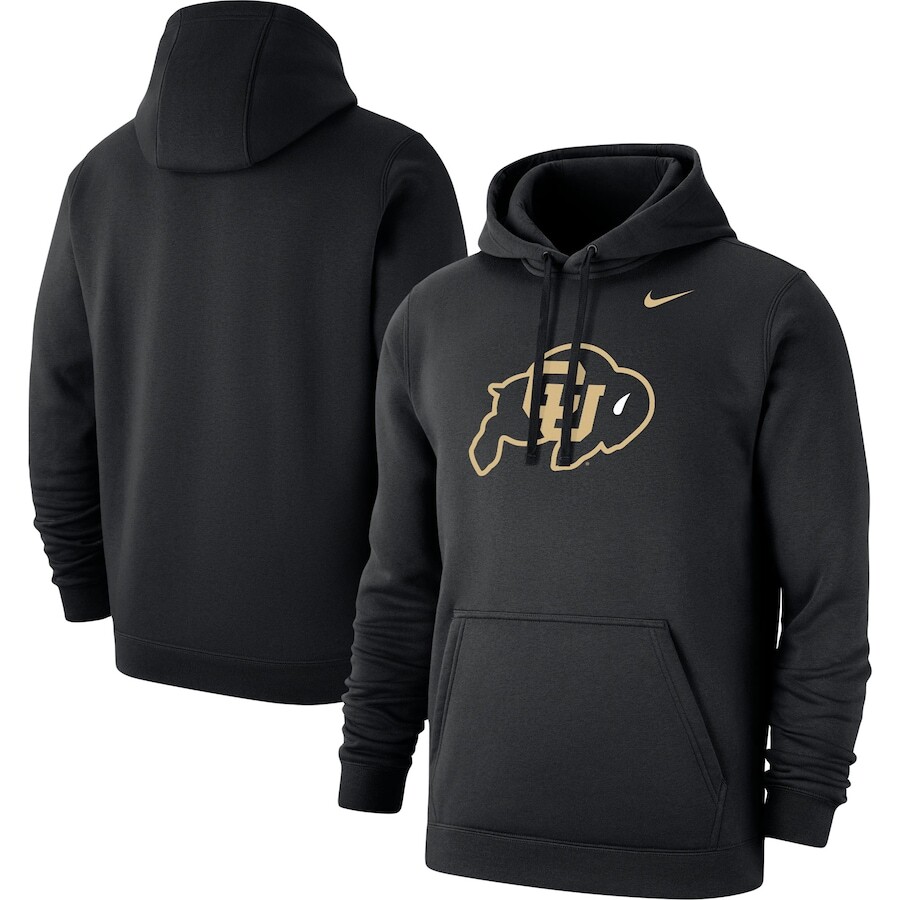 

Пуловер с капюшоном Nike Colorado Buffaloes, черный