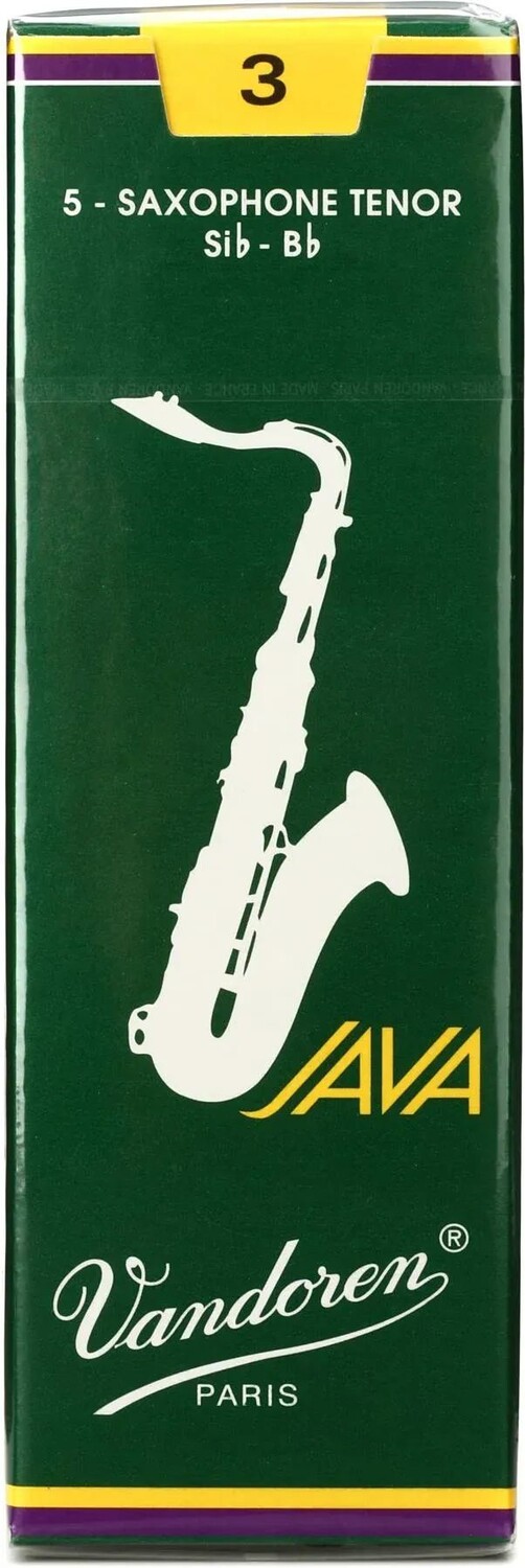 

Vandoren SR273 — Зеленые трости для тенор-саксофона JAVA — 3,0 (5 шт.)