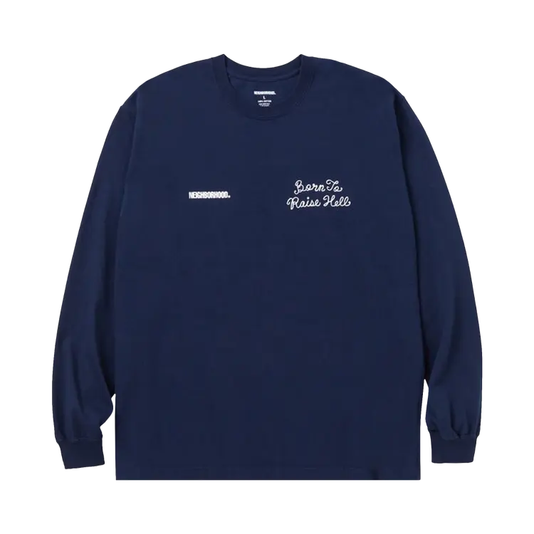 

Футболка Neighborhood Long-Sleeve #9 'Navy', синий