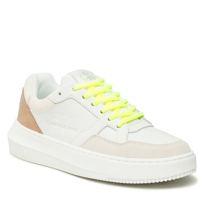 

Кроссовки Calvin Klein Jeans ChunkyCupsole Fluo, белый