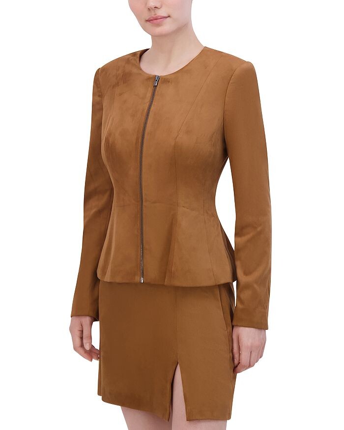 

BCBGMAXAZRIA Куртка из искусственной замши, коричневый
