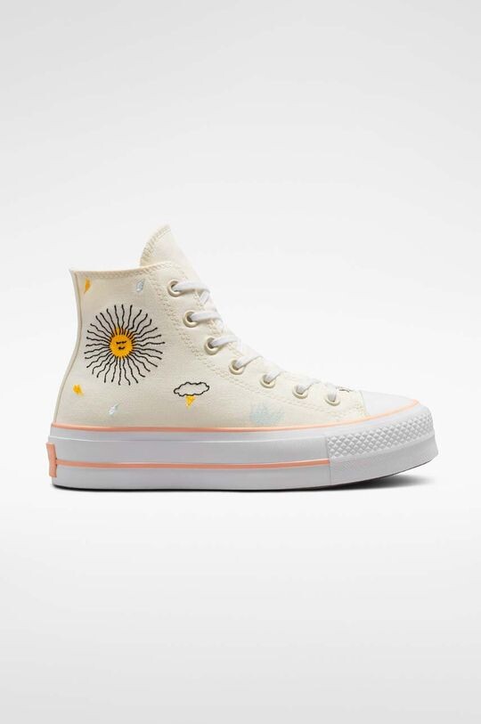 

Кроссовки Chuck Taylor All Star Lift HI Converse, бежевый