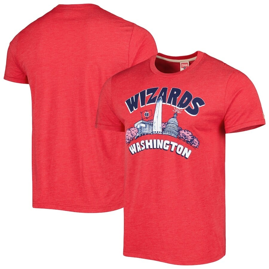 

Футболка с коротким рукавом Homage Washington Wizards, красный