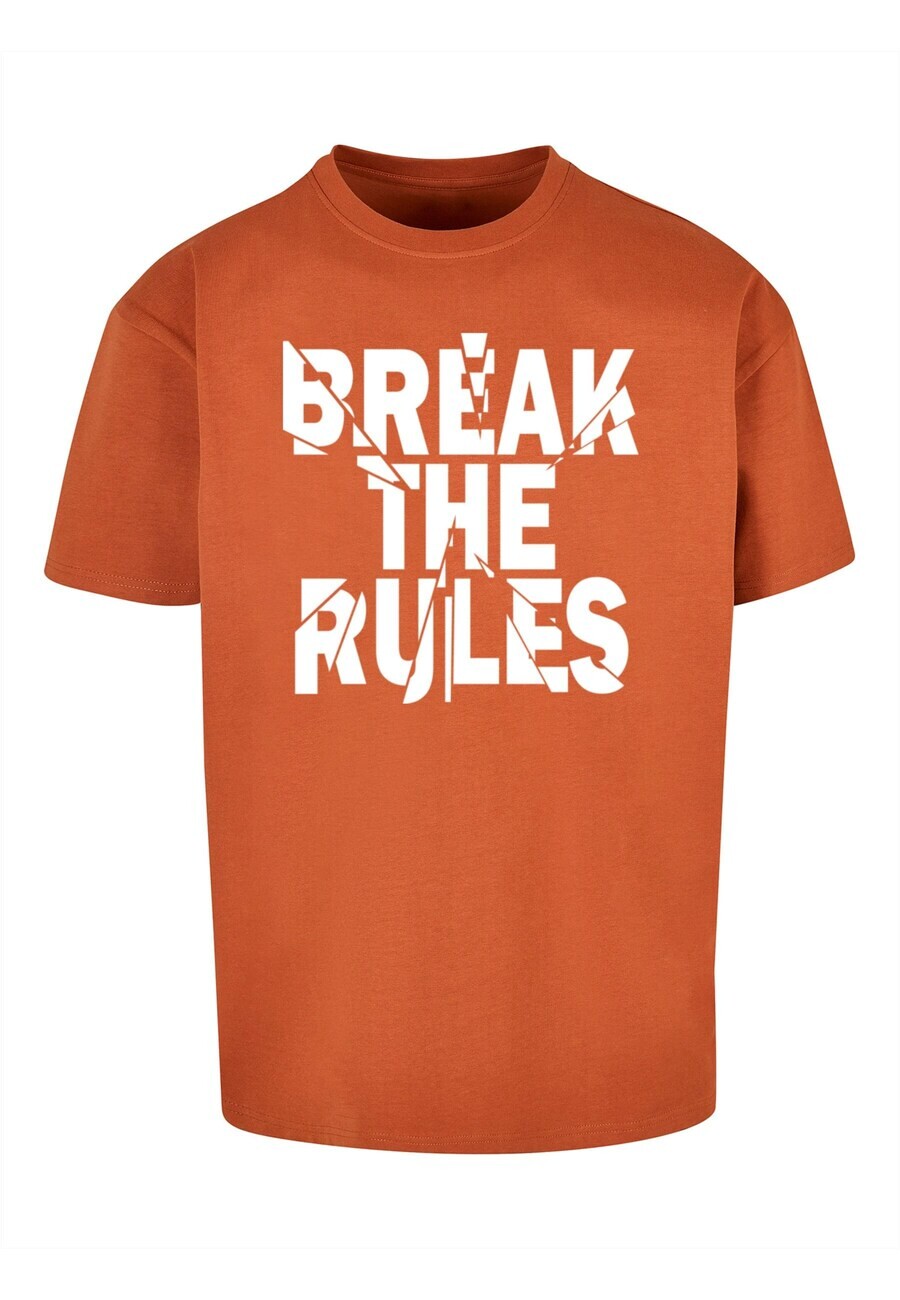 

Футболка Merchcode Break The Rules 2, цвет Caramel