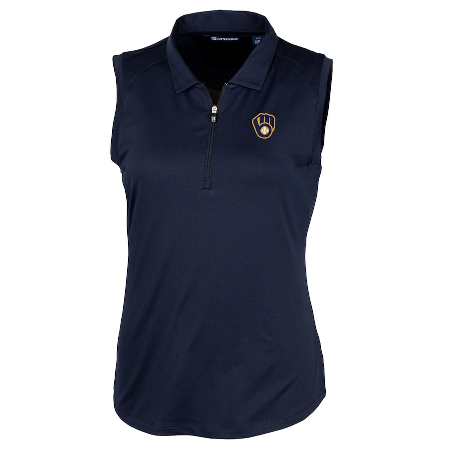 

Поло без рукавов Cutter & Buck Milwaukee Brewers, нави