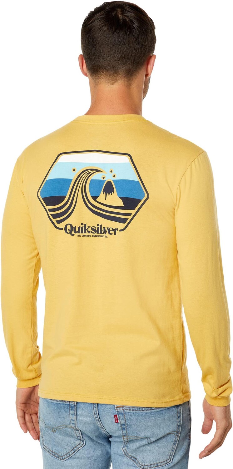 

Футболка с длинными рукавами Port of Call Quiksilver, цвет Ochre
