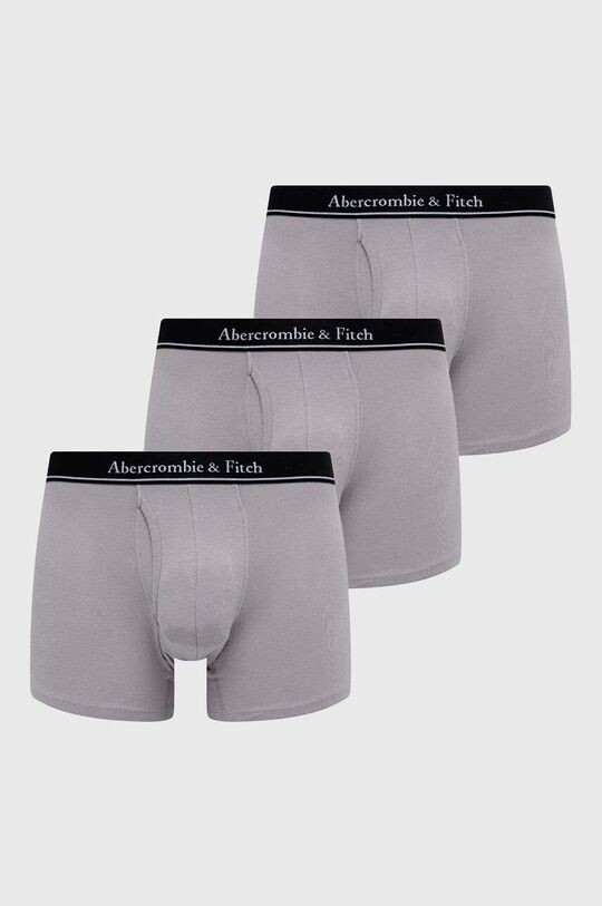 

Комплект из трех боксеров Abercrombie & Fitch, серый