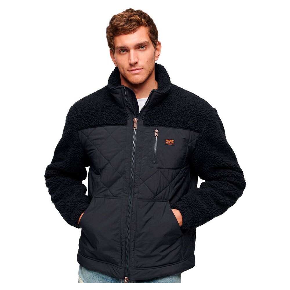 

Куртка Superdry Sherpa Workwear Hybrid, синий