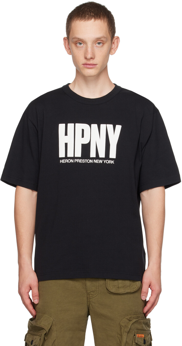 

Черная футболка HPNY Heron Preston, Черный