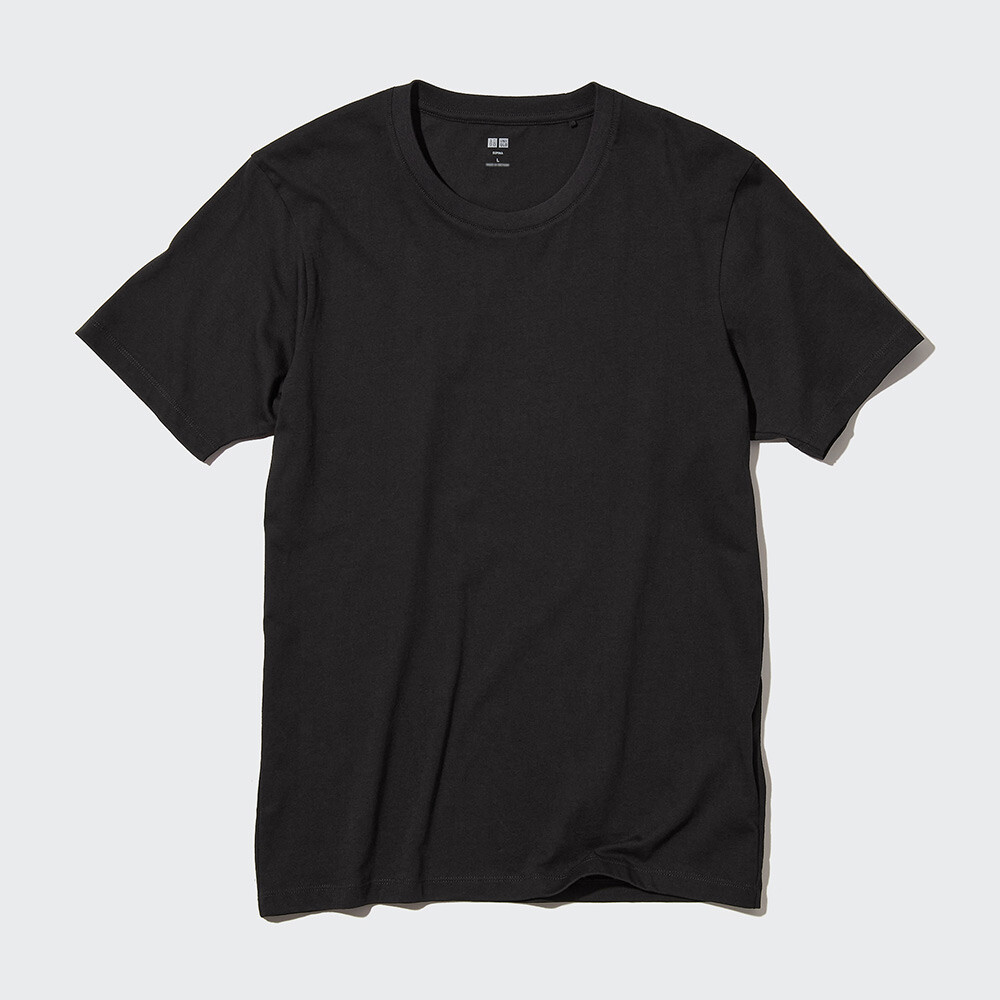 

Мужская/женская футболка Uniqlo Variety T из хлопка с круглым вырезом и короткими рукавами