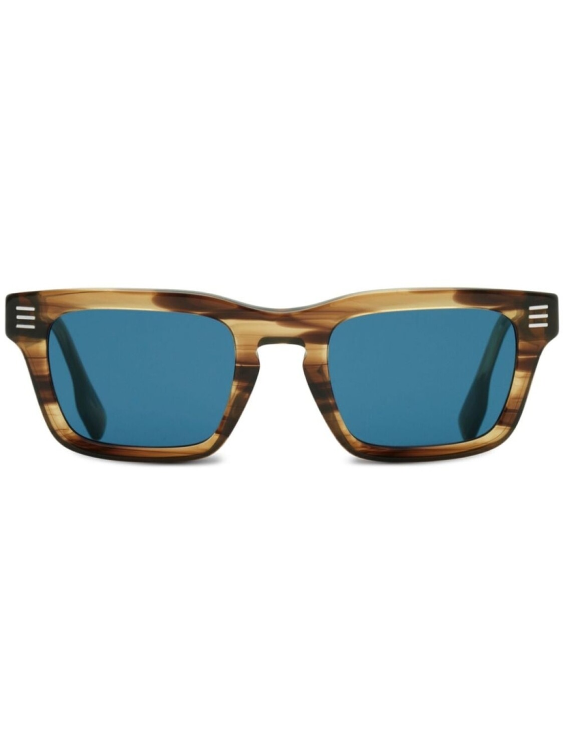 

Солнцезащитные очки Stripe в квадратной оправе Burberry Eyewear, коричневый