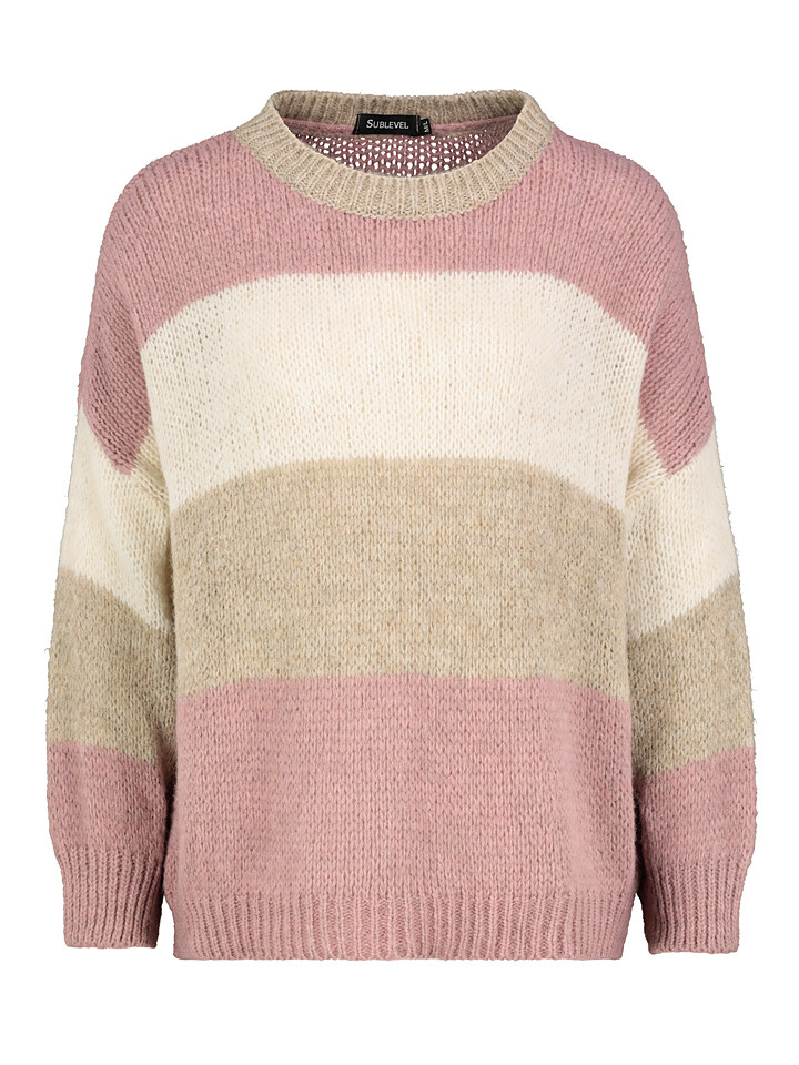 

Свитер Sublevel, цвет Rosa/Beige