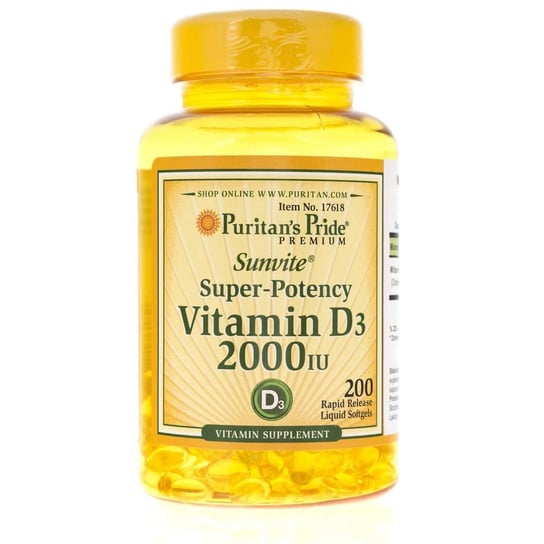 Биологически активная добавка Витамин D3 Puritan's Pride, 200 капсул биологически активная добавка mirrolla витамин d3 30 шт