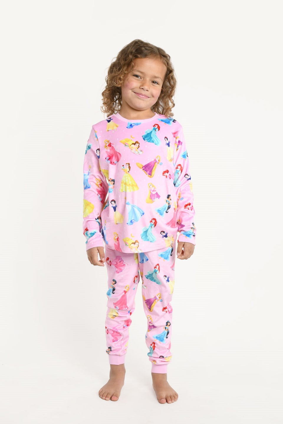 Детский пижамный комплект с фирменными нитками Disney Princess, розовый нв 554 ты достойна самого лучшего мп студия