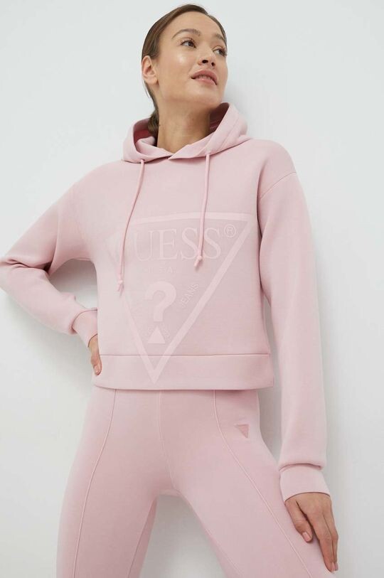 

Угадайте, толстовка Guess, розовый