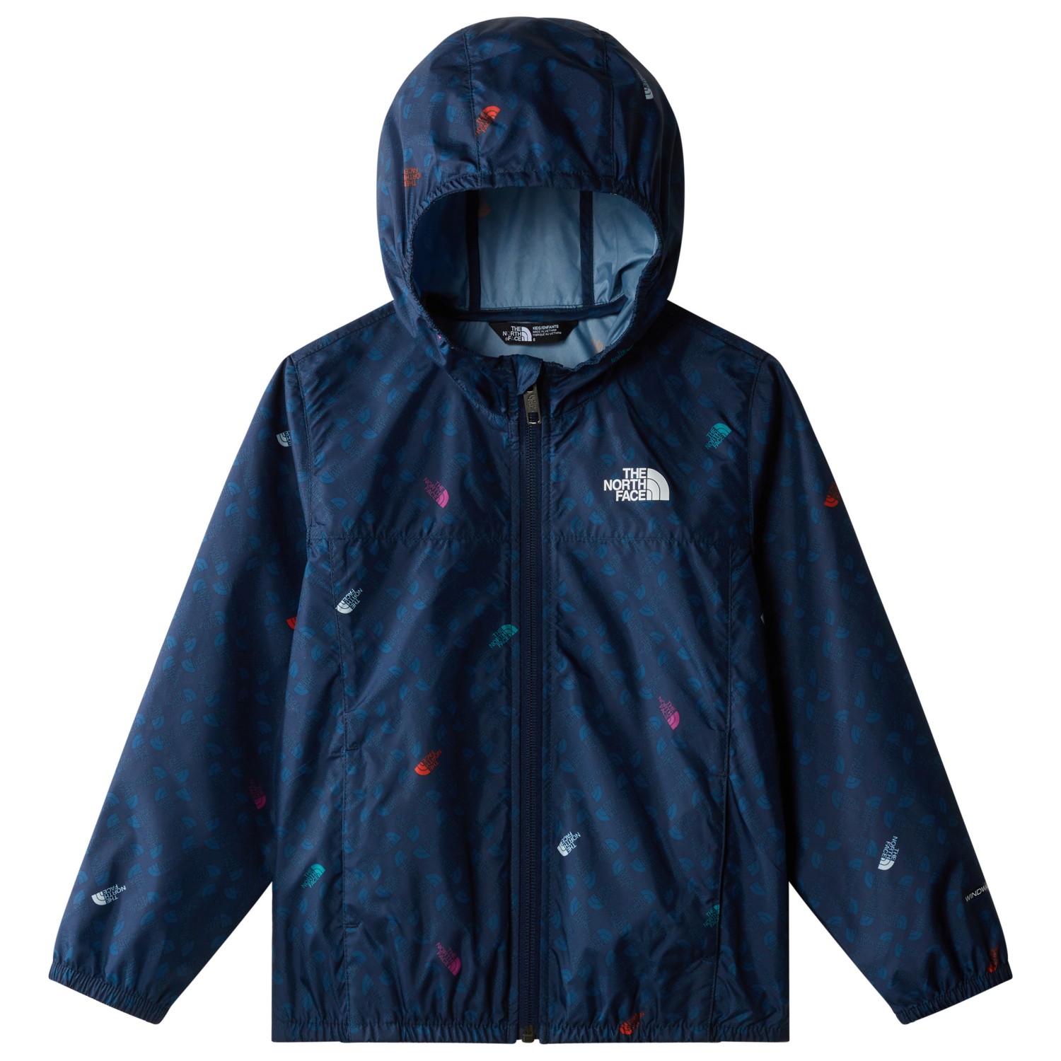 Ветровка The North Face Kid's Never Stop Hooded Windwall, цвет Summit Navy TNF Shadow