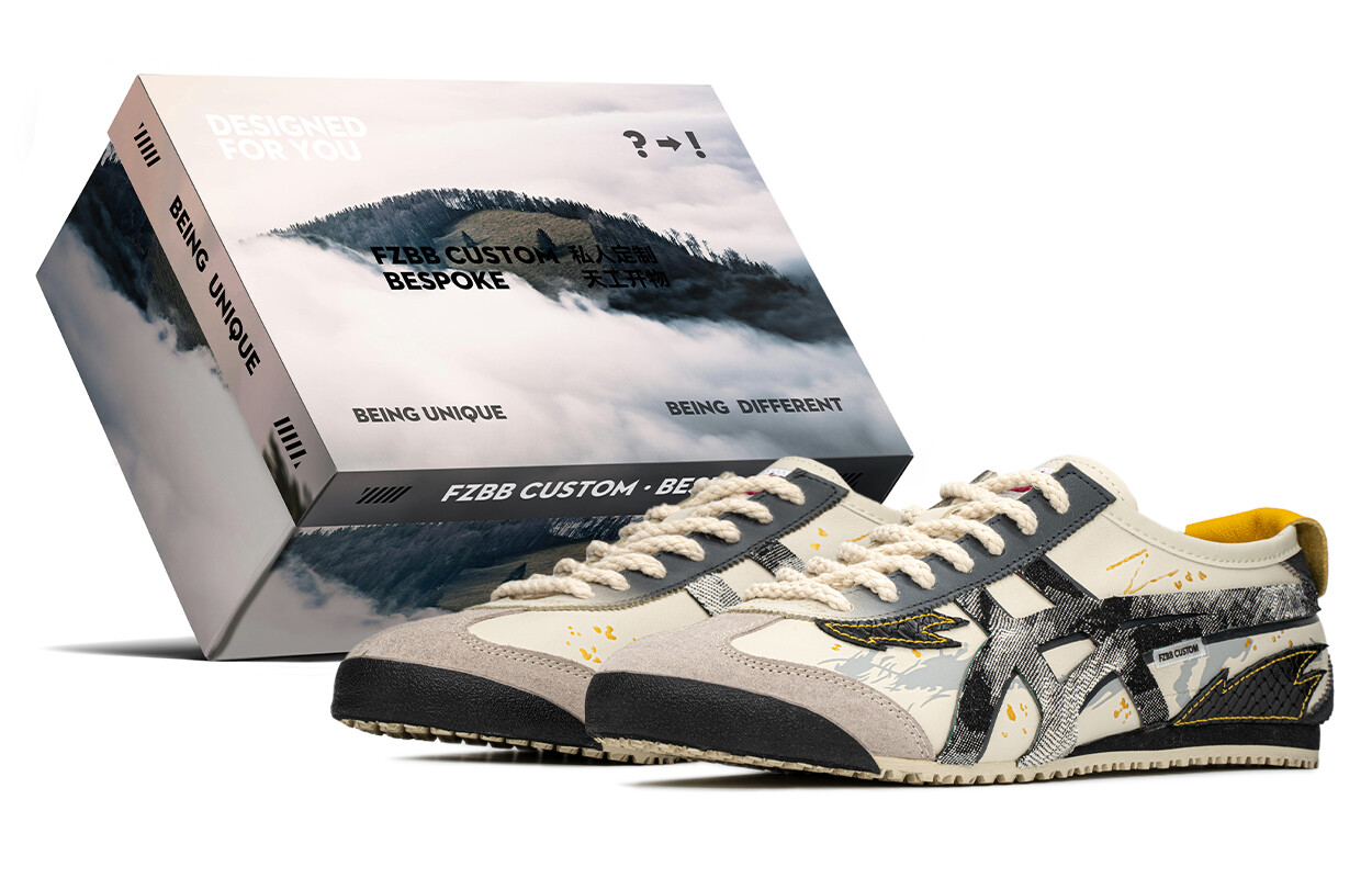 

Кроссовки Onitsuka Tiger MEXICO 66 Lifestyle Shoes Unisex Low-top Black/white/beige, черный