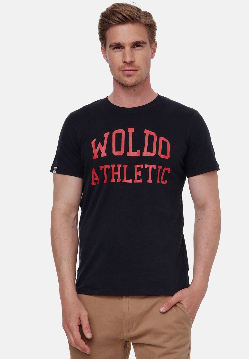 

Футболка с принтом Woldo Athletic, черный