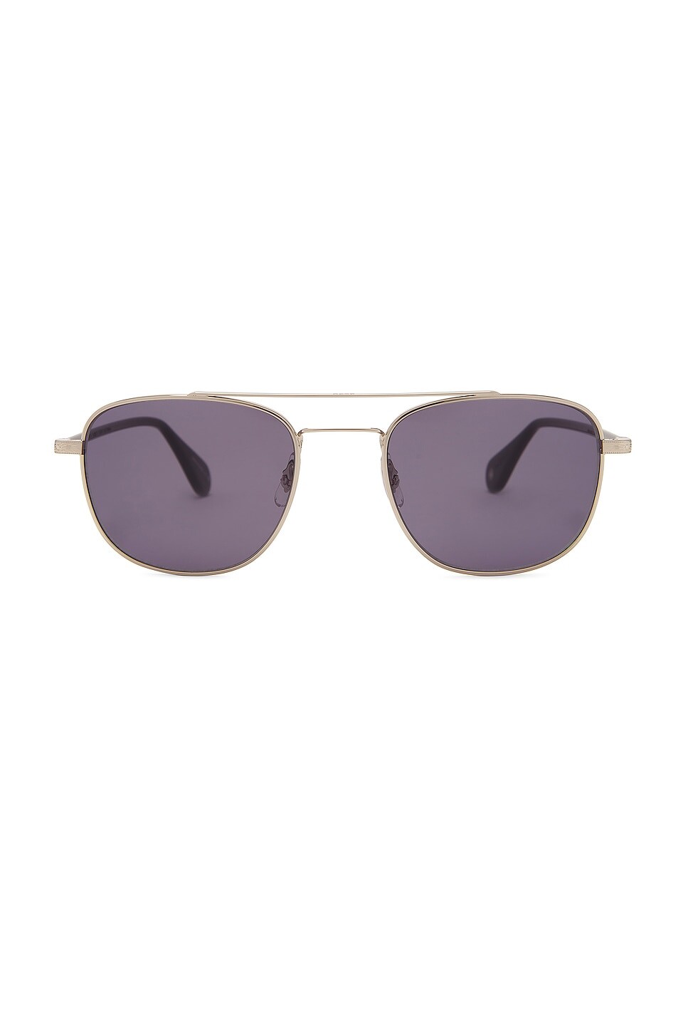 

Солнцезащитные очки Garrett Leight Clubhouse Ii Sun, цвет Black & Grey