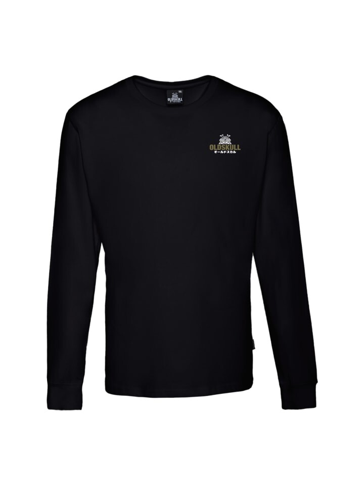 

Рубашка с длинным рукавом OLDSKULL Basic Osk Samurai Logo, черный