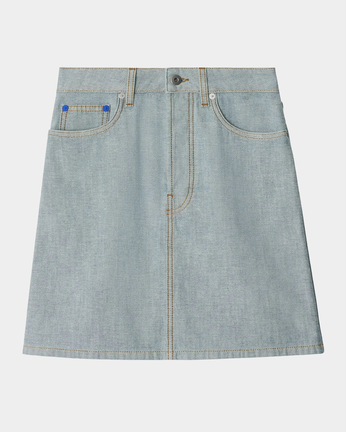 

Джинсовая мини-юбка EKD Burberry, цвет Denim Blue
