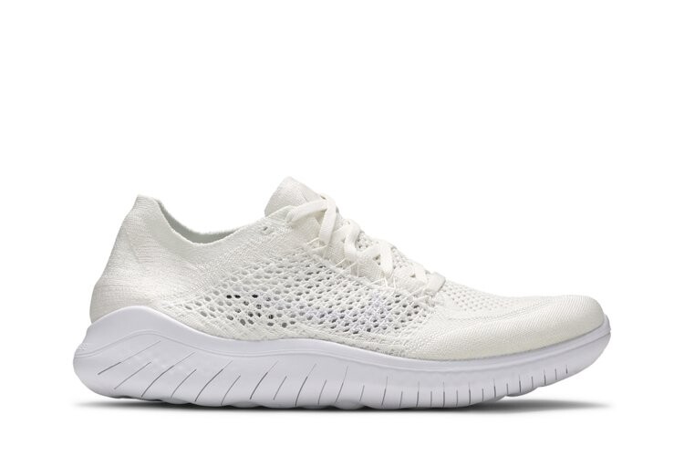 

Кроссовки Nike Free RN Flyknit 2018 'Triple White', белый