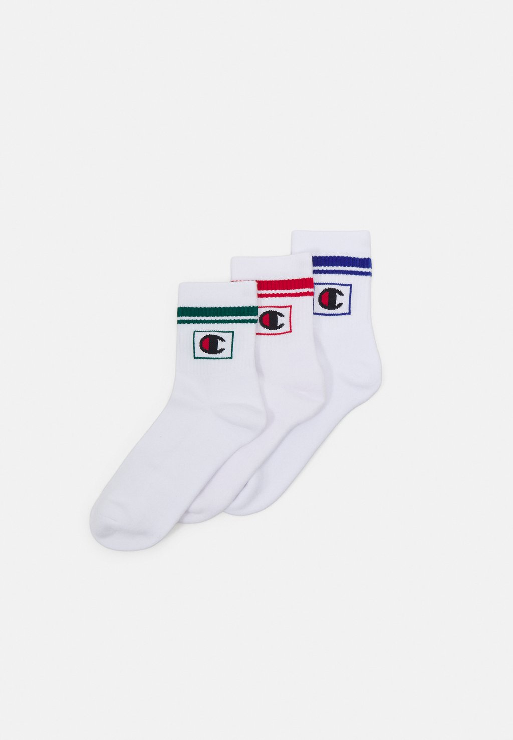Спортивные носки SEASONAL QUARTER SOCKS UNISEX 3 PACK Champion, цвет white носки спортивные yonex socks 8422 x3 white l
