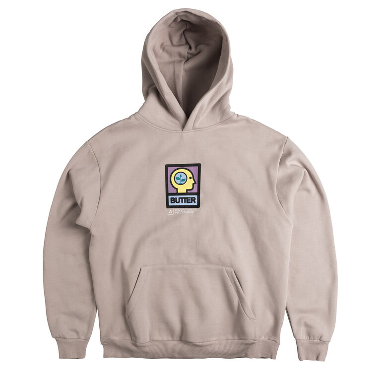 

Толстовка Environmental Pullover Hoodie Butter Goods, серый