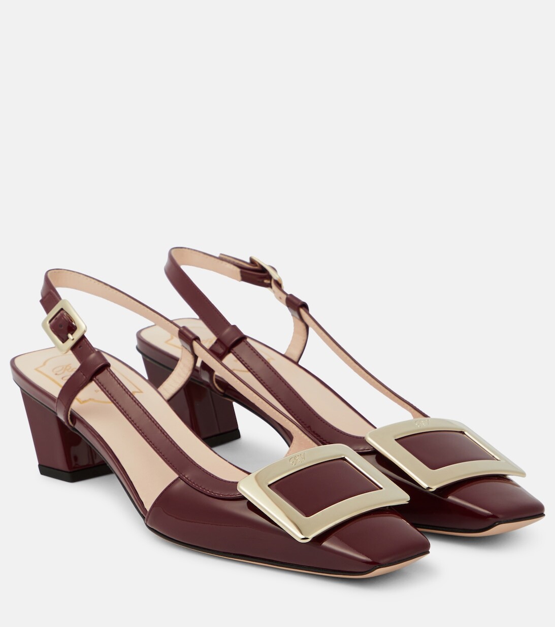 

Туфли Belle Vivier 45 с ремешком на пятке Roger Vivier, красный