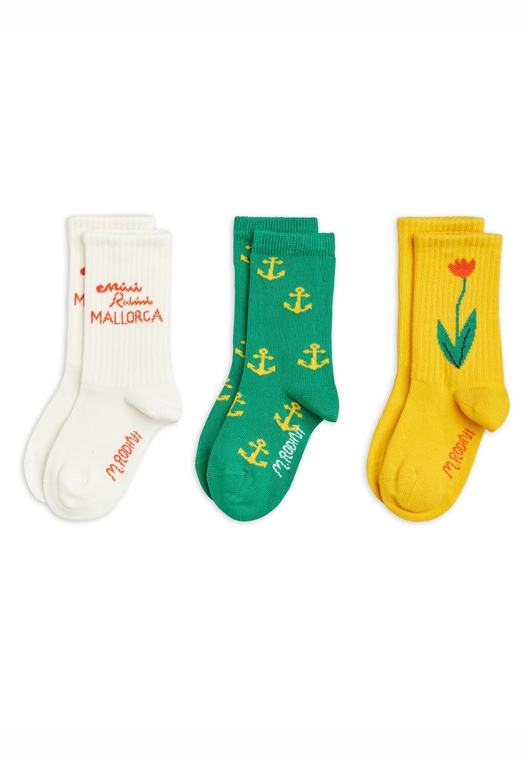 

Носки Mallorca 3 Pack Unisex Mini Rodini, мультиколор
