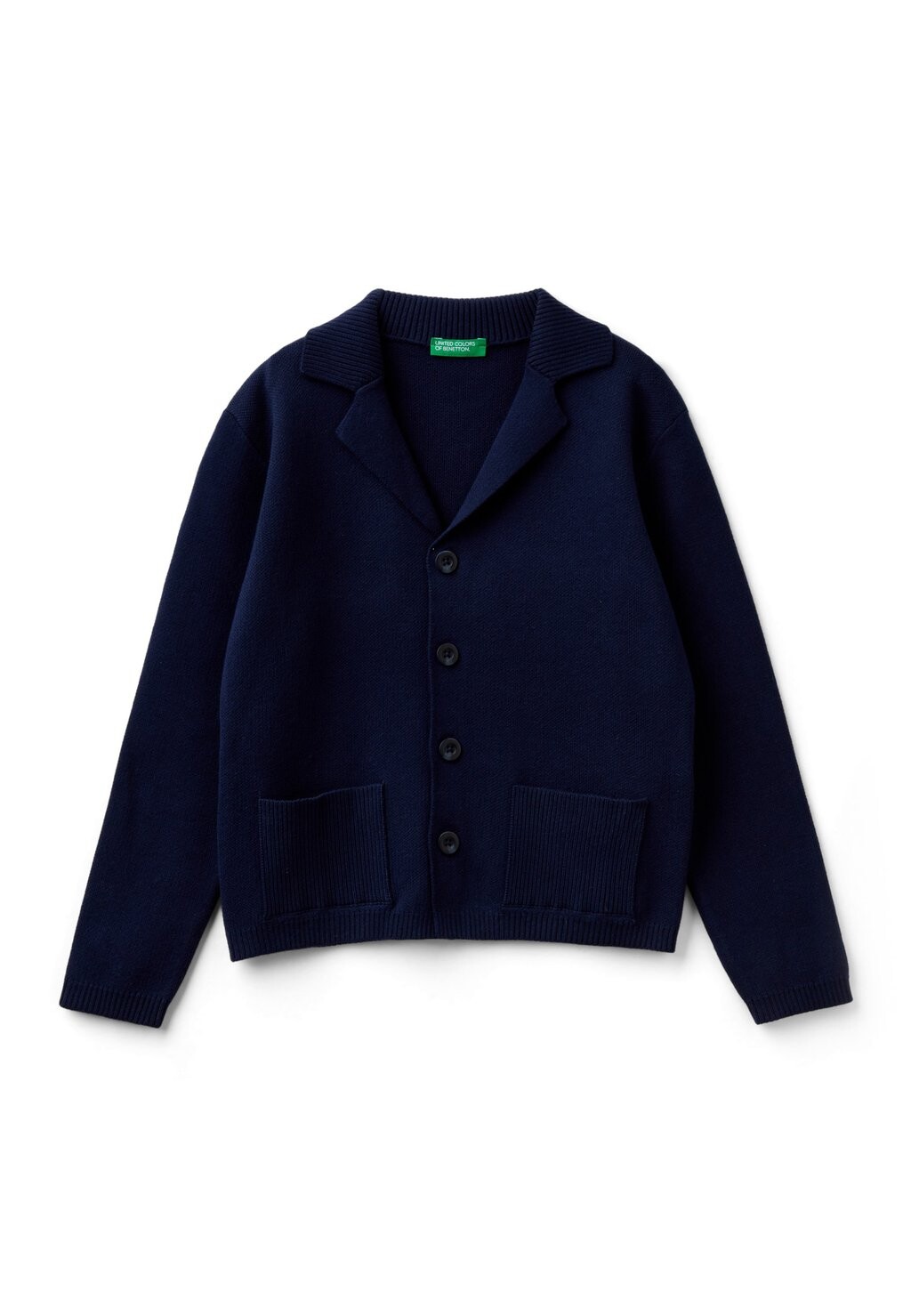 

Кардиган WITH POCKET United Colors of Benetton, цвет blue