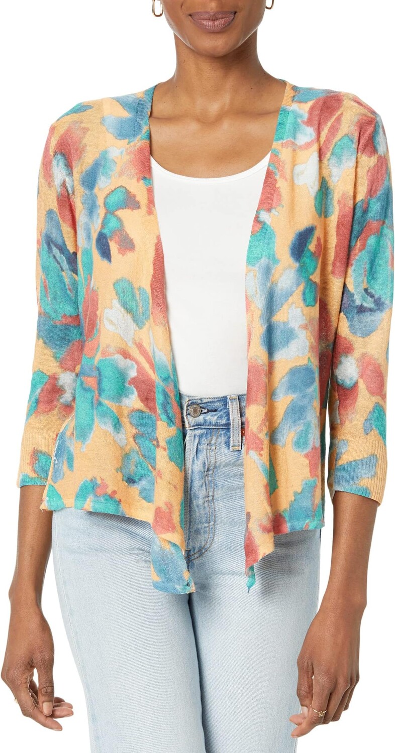 

Свитер Terrace Four-Way Cardigan NIC+ZOE, цвет Orange Multi