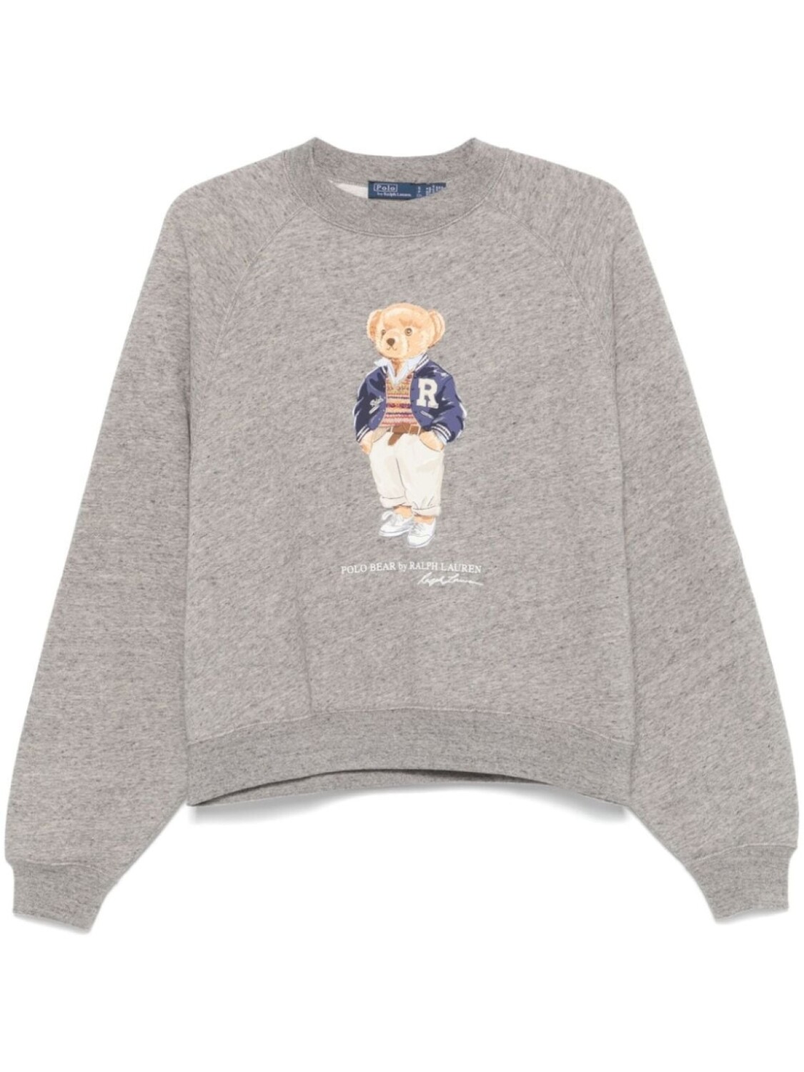 

Polo Ralph Lauren толстовка с принтом Polo Bear, серый