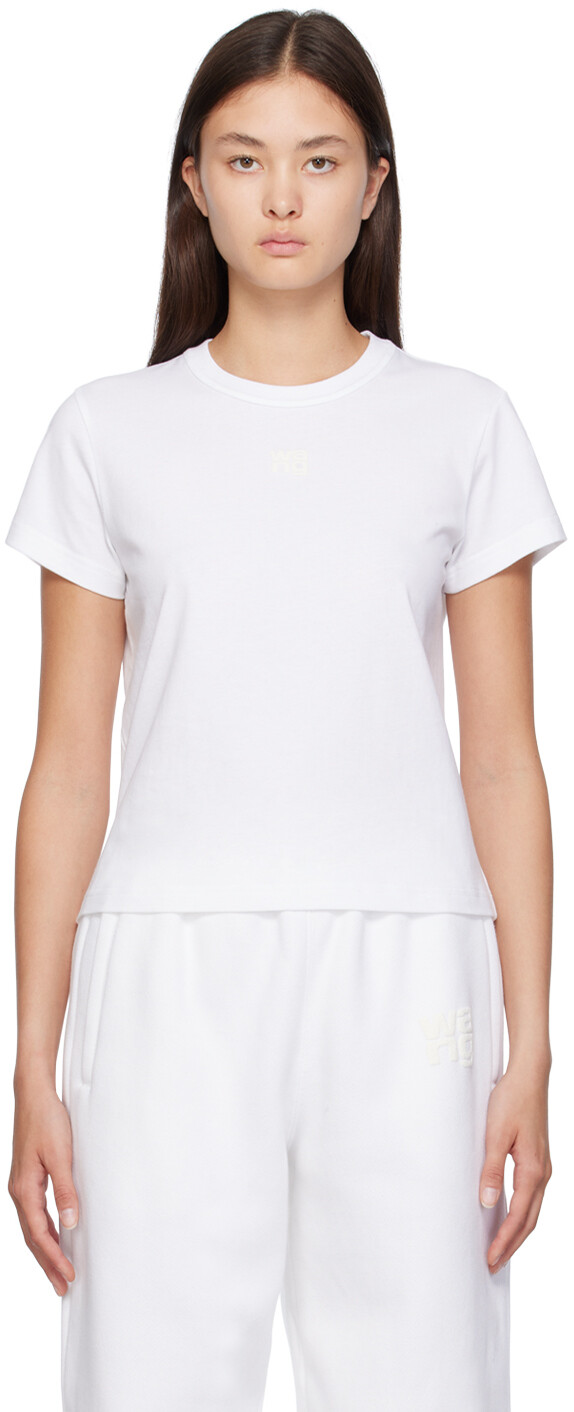 

alexanderwang.t Белая футболка с принтом, Белый