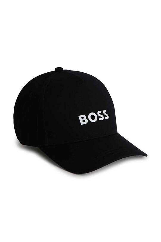 

Boss Детская хлопковая бейсболка, черный