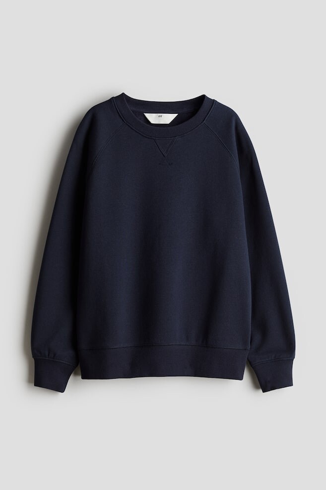 

Толстовка с круглым вырезом H&M, синий
